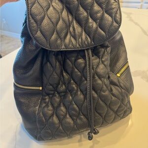 Vera Bradley Black Quilted Backpack